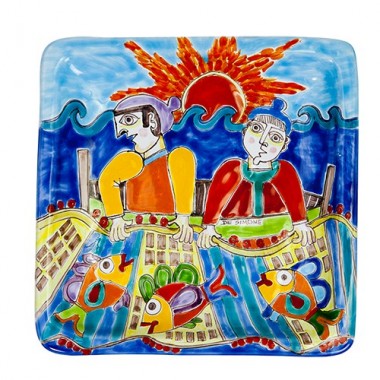 Squared Plate 24x24 DS 01 Fishmongers Squared Plate 24x24 DS 01 Fishmongers